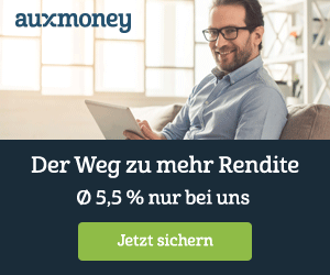 auxmoney - Geldanlage mit hoher Rendite