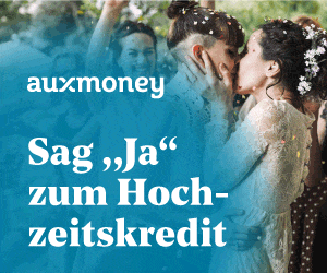 auxmoney - Geld leihen für Ihre Hochzeit